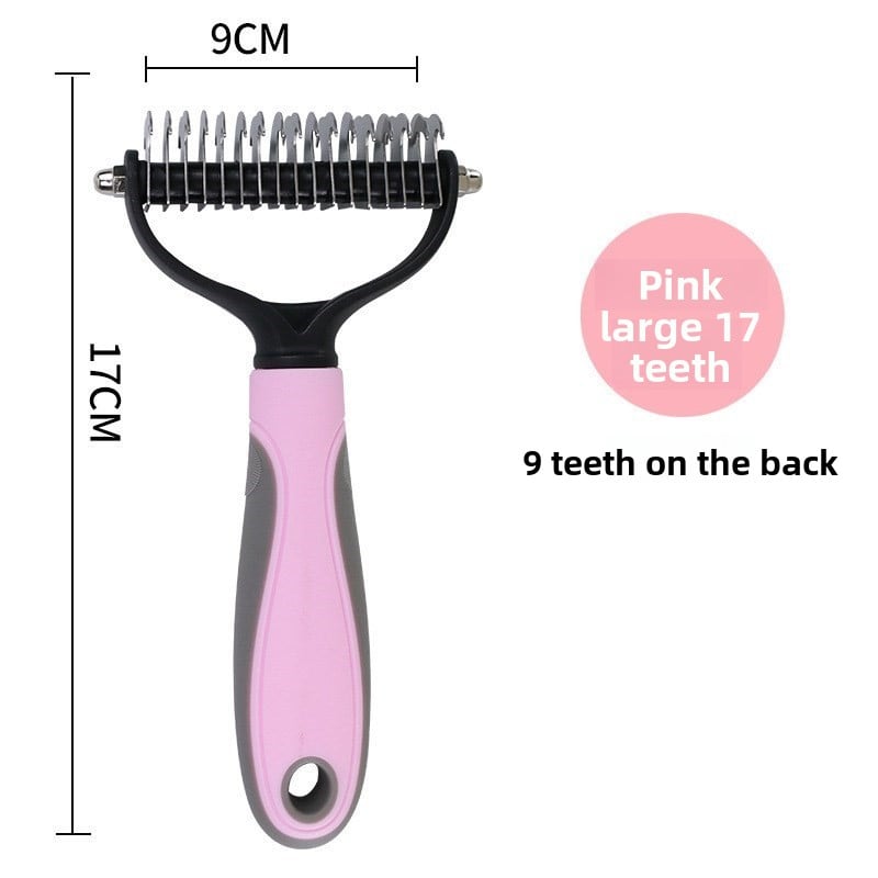 Pet cat hair removal comb tool