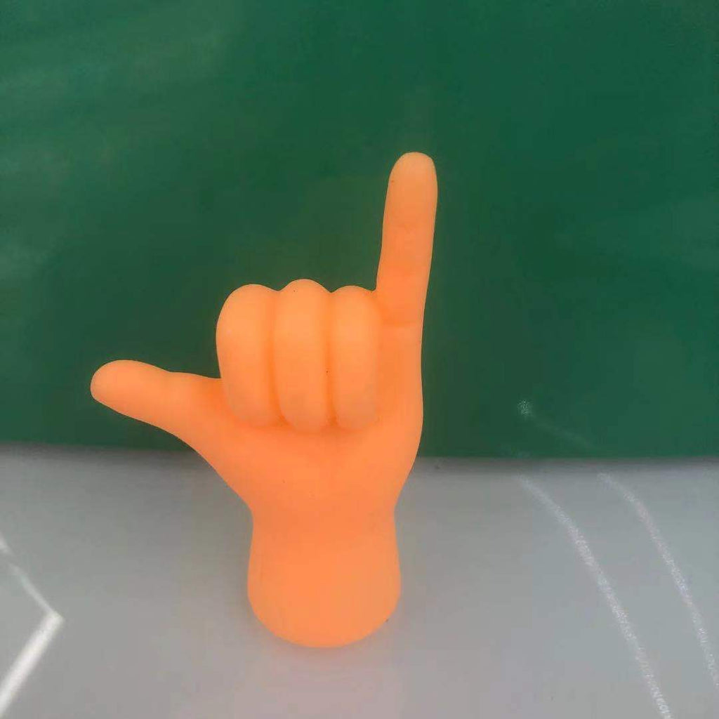 Tiktok Trending Finger Toy Gloves for Cat Teasing and Petting, Creative Plastic Gloves with Left and Right Hand Models, Wholesale Pet Cat Toys