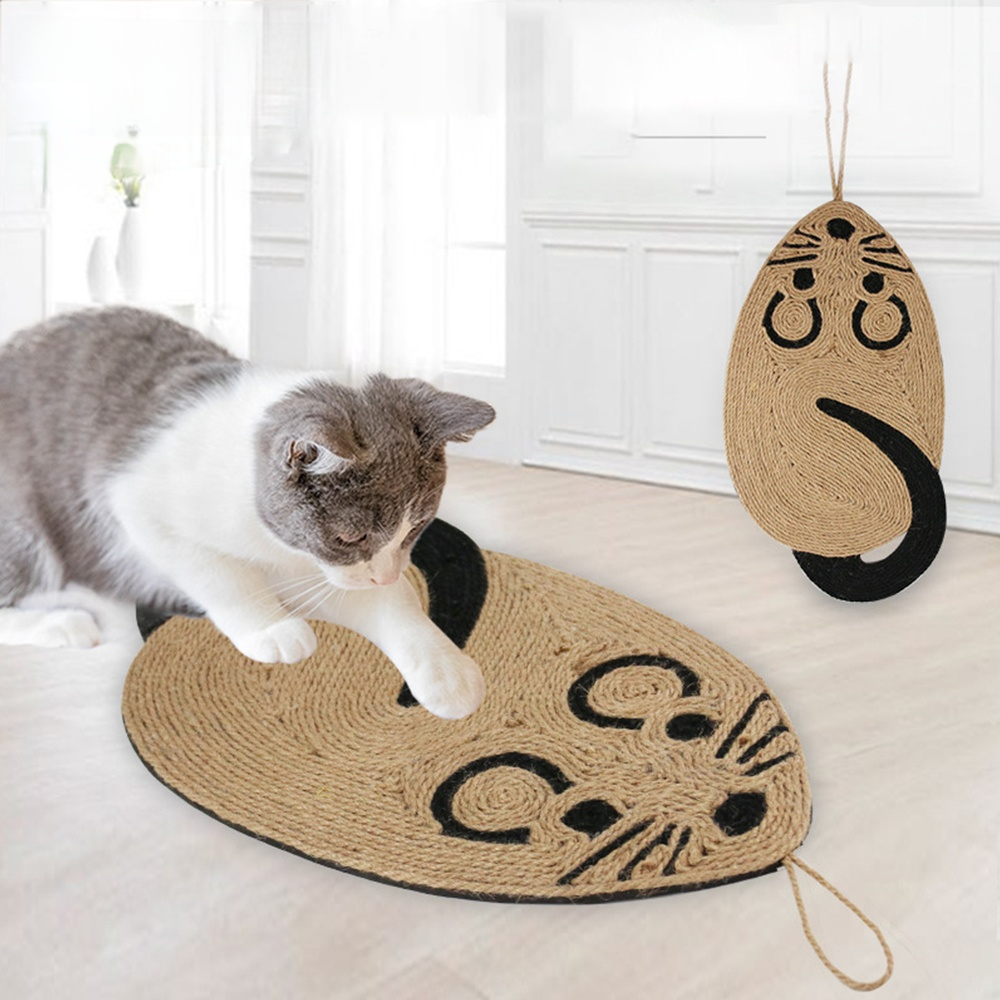 Sisal Cat Scratcher Board with Soft Bed