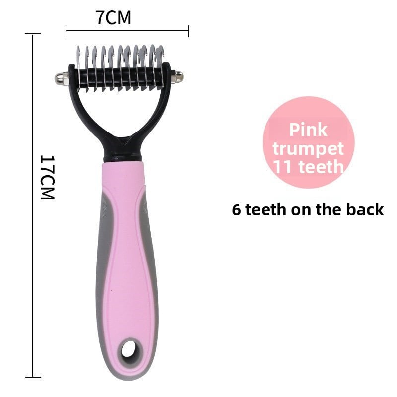 Pet cat hair removal comb tool