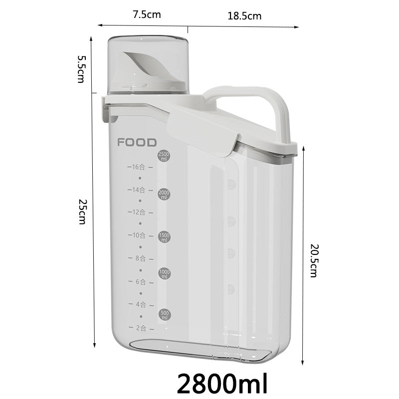 Cat food storage bucket