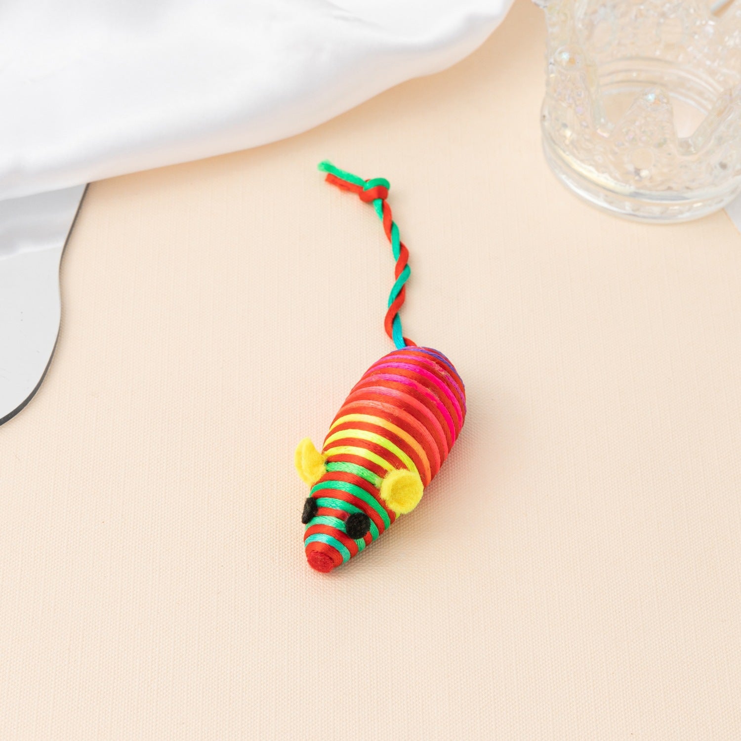 Cat toy: realistic plush mouse