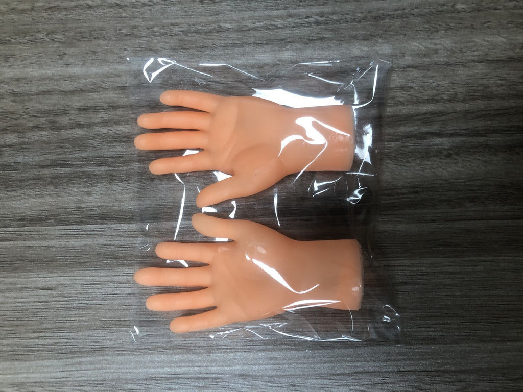 Tiktok Trending Finger Toy Gloves for Cat Teasing and Petting, Creative Plastic Gloves with Left and Right Hand Models, Wholesale Pet Cat Toys