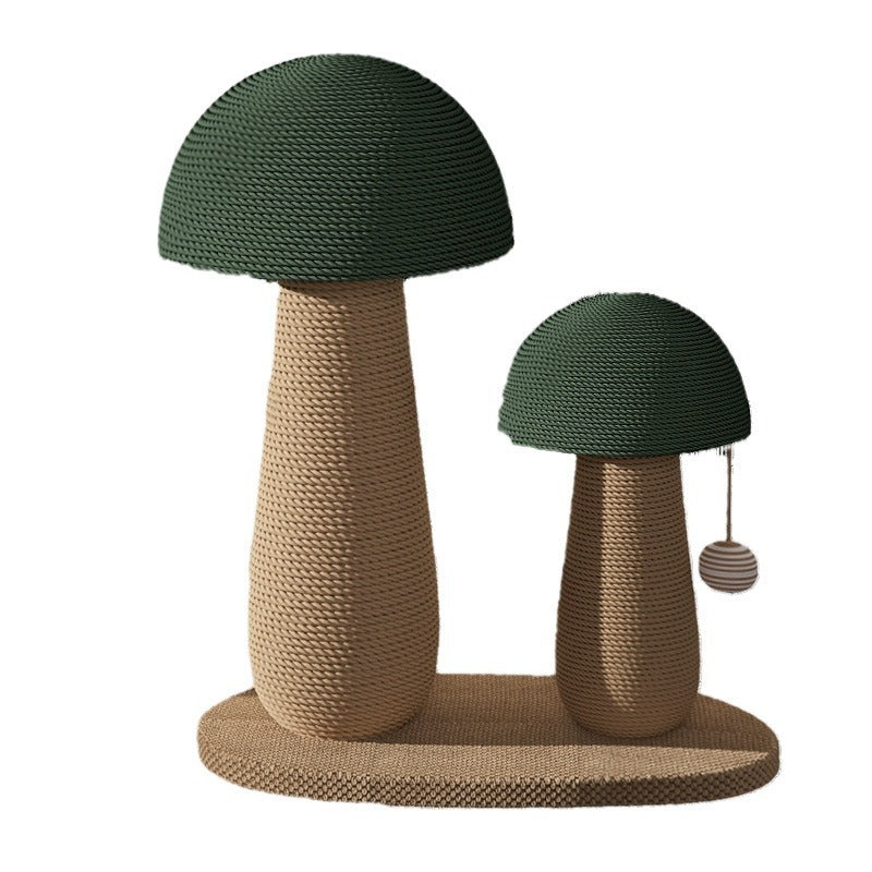 Sisal Cat Scratching Post with Interactive Toys