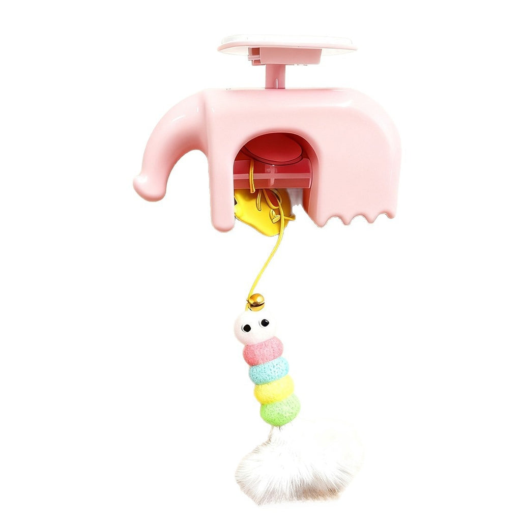 Electric Rotating Cat Toy with Feathers