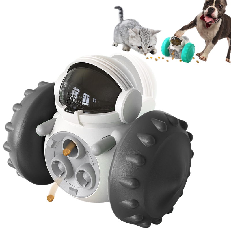 Cat balance car food dispenser