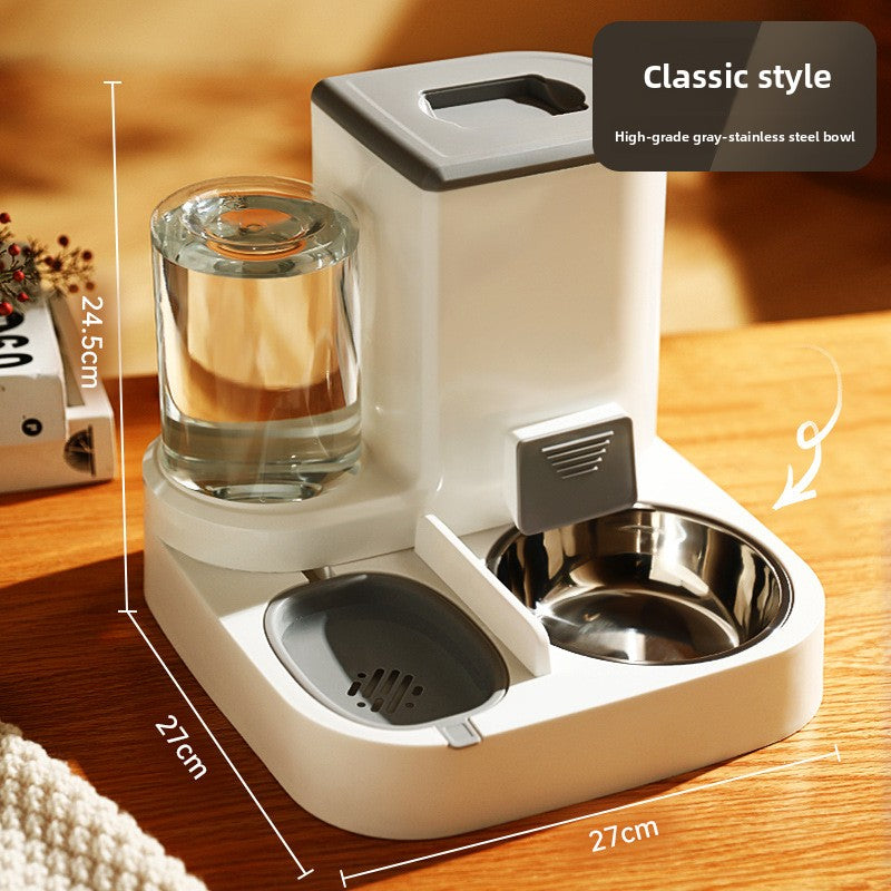 Automatic Cat Dog Food Water Feeder Bowl Ceramic