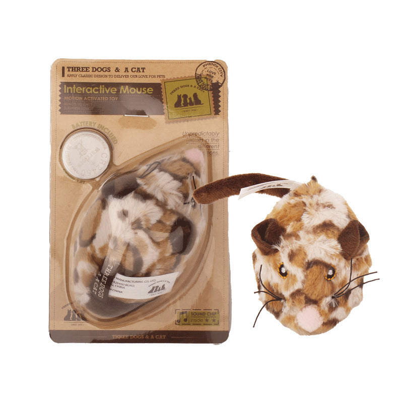 Interactive Plush Cat Toys with Sound