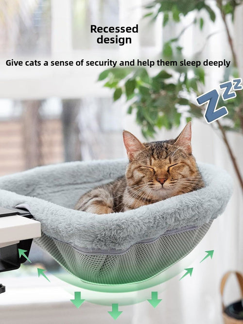 Adjustable Foldable Desk Cat Bed