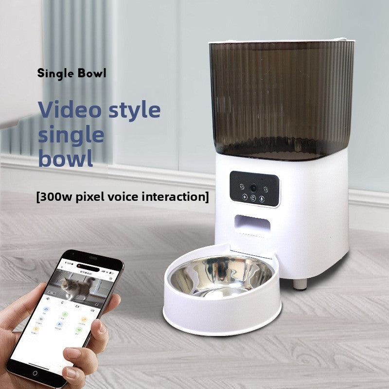 Automatic Cat Feeder with WiFi and Camera