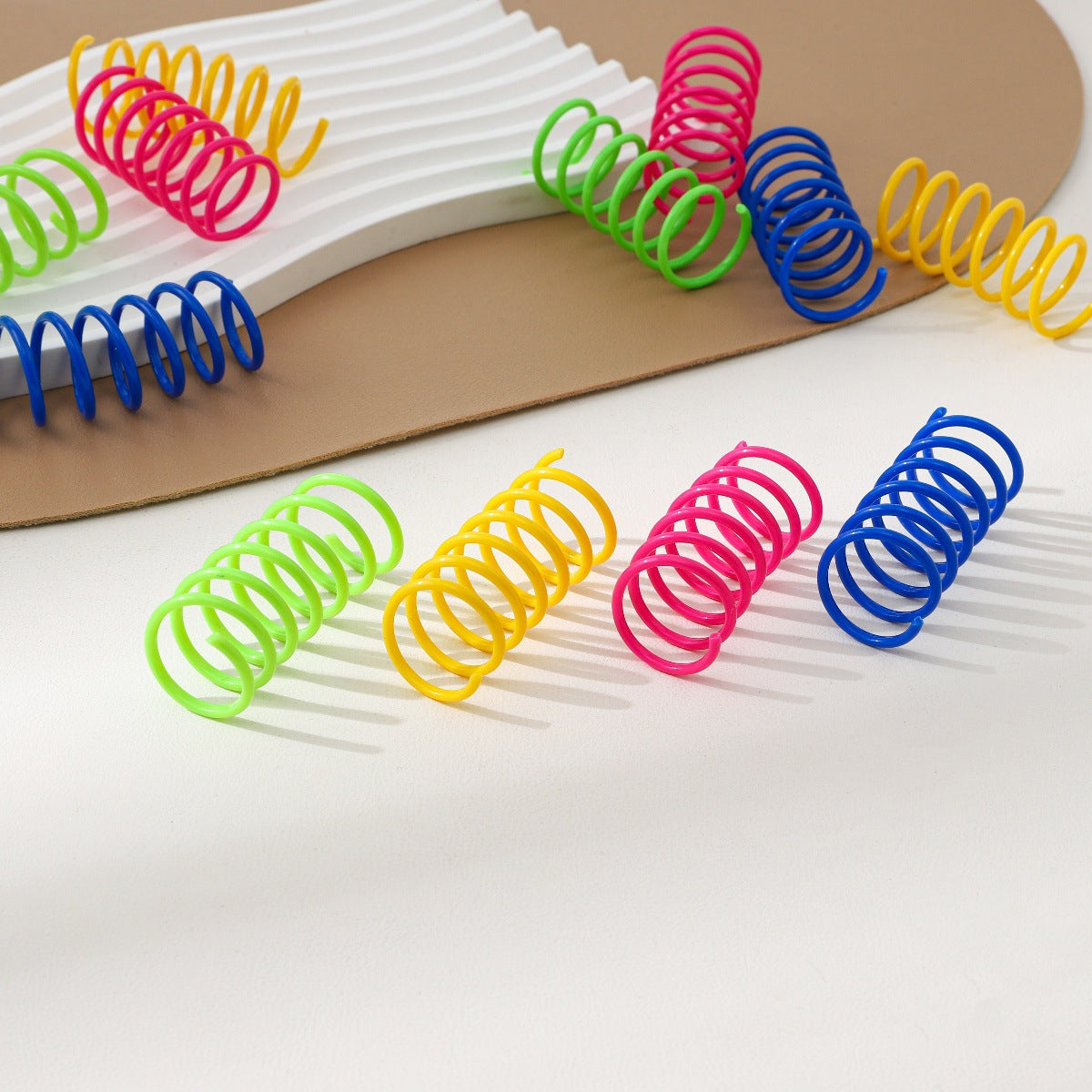 Colorful Spring Cat Toys