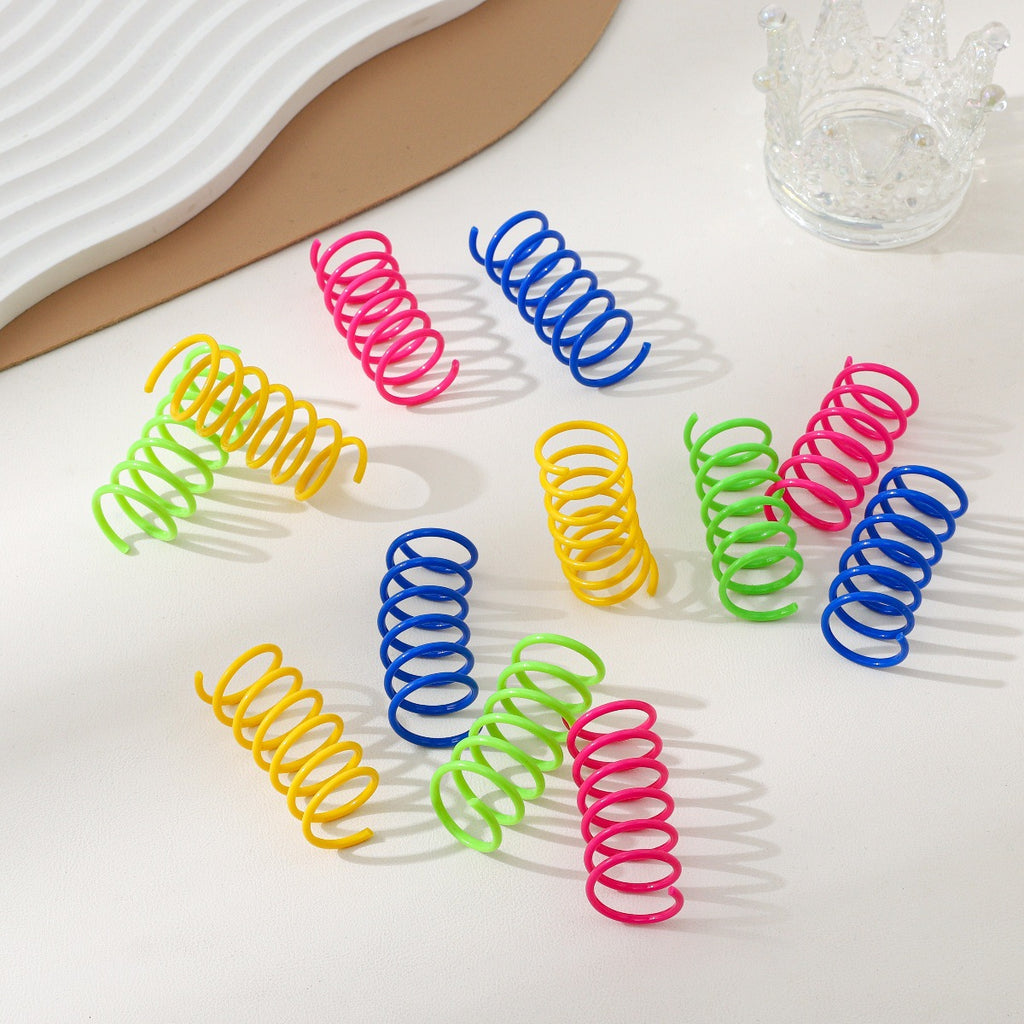 Colorful Spring Cat Toys