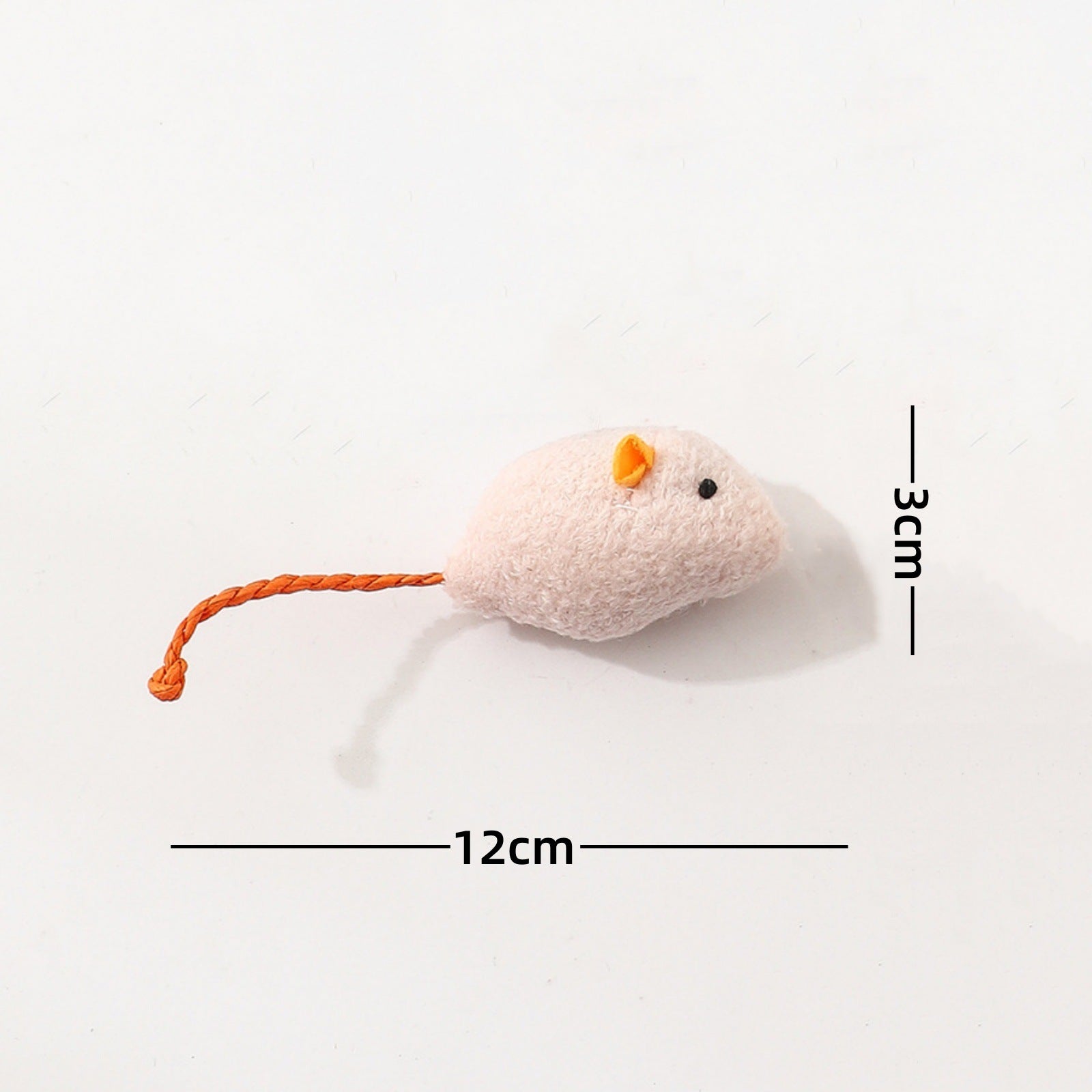 Cat toy: realistic plush mouse