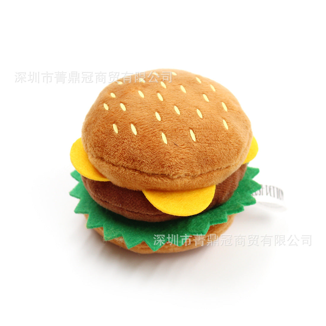 Dog pet toy plush sound variety food chips hamburger chicken leg bite toy cat pet supplies