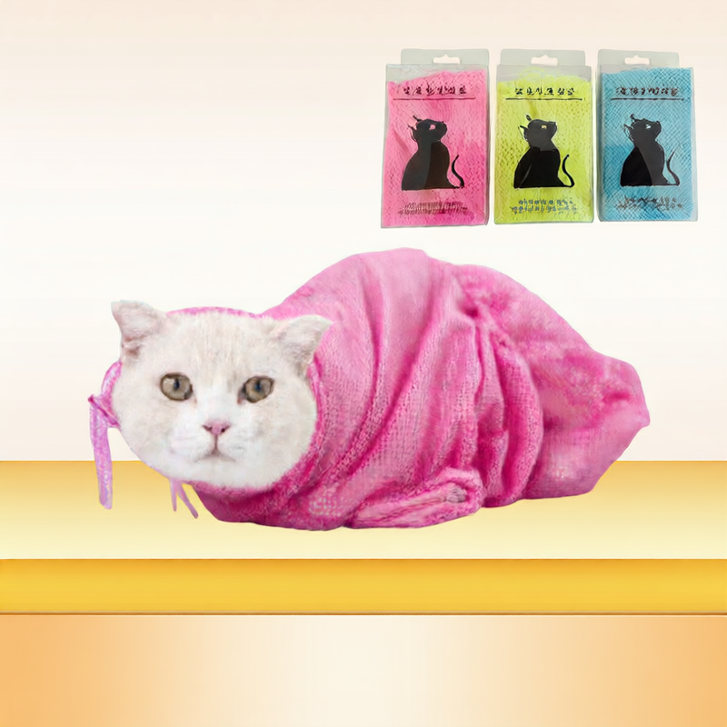 Washable cat bag for cleaning and scratch protection