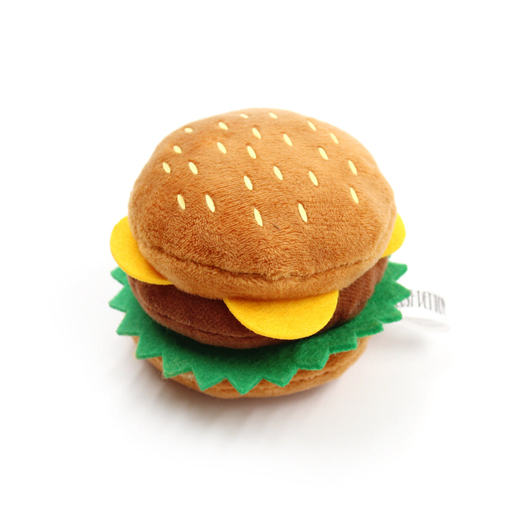 Dog pet toy plush sound variety food chips hamburger chicken leg bite toy cat pet supplies