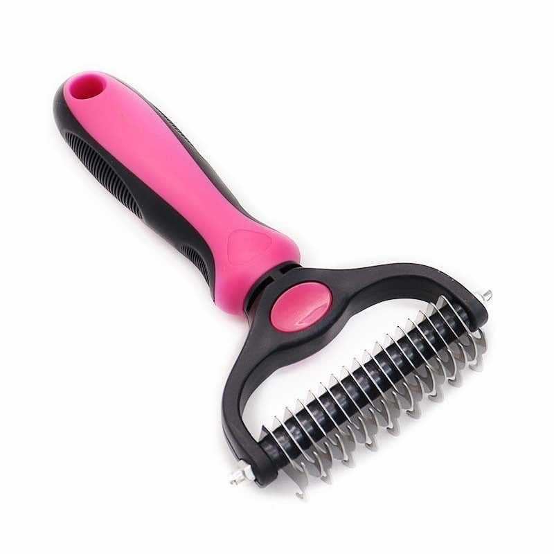 Pet cat hair removal comb tool