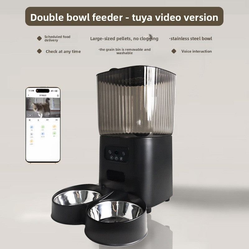 Automatic Cat Feeder with WiFi and Camera
