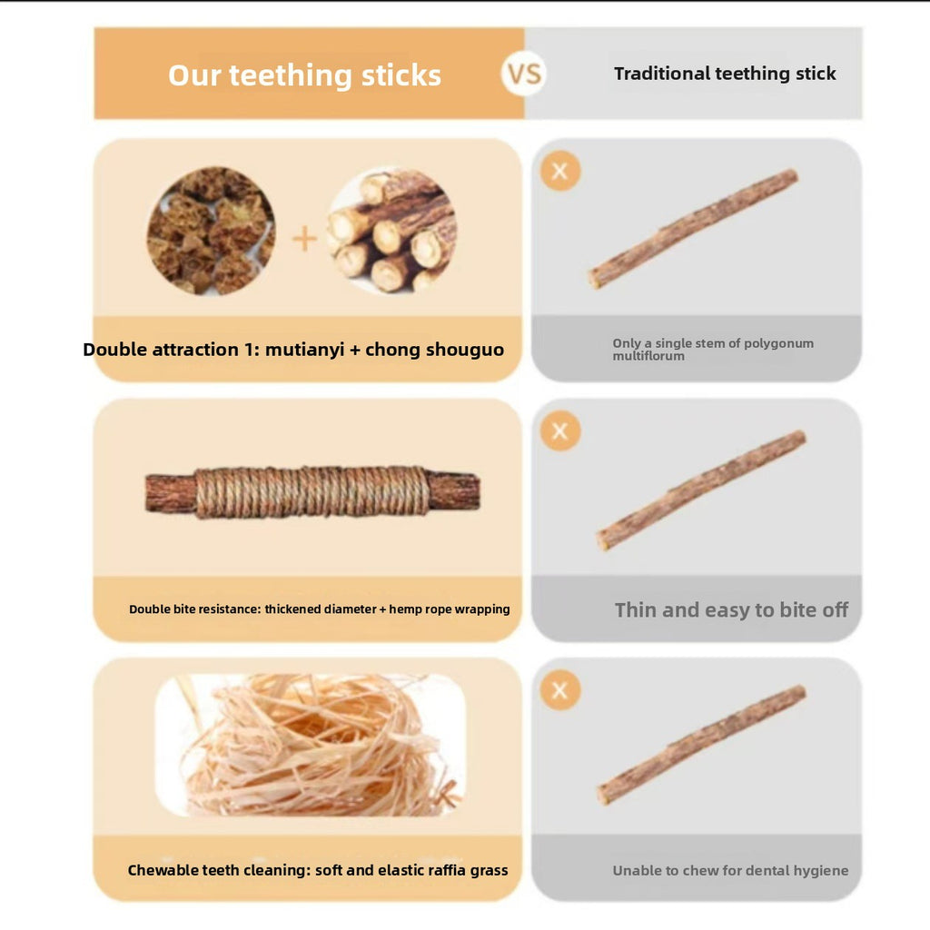 Natural Cotton Rope Cat Chew Toys with Catnip