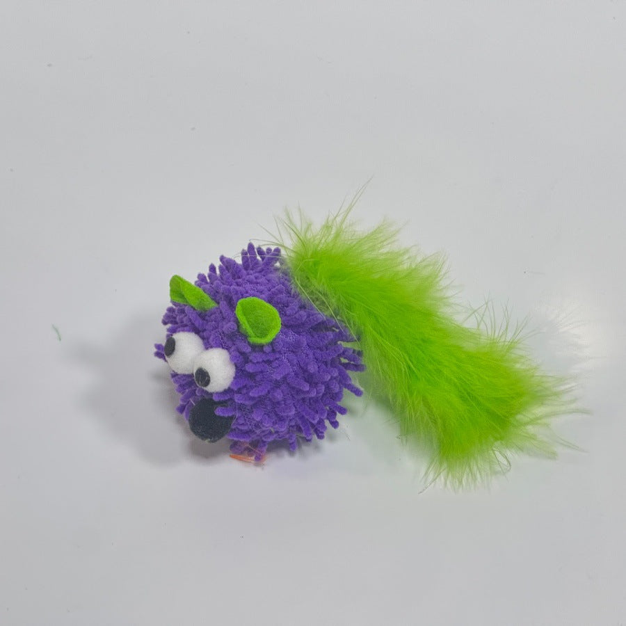 Cat toy: realistic plush mouse