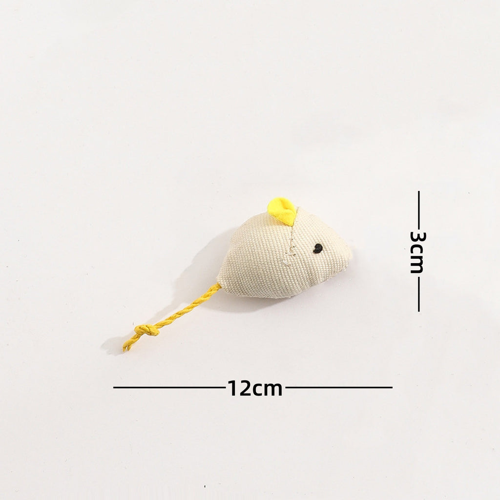 Cat toy: realistic plush mouse