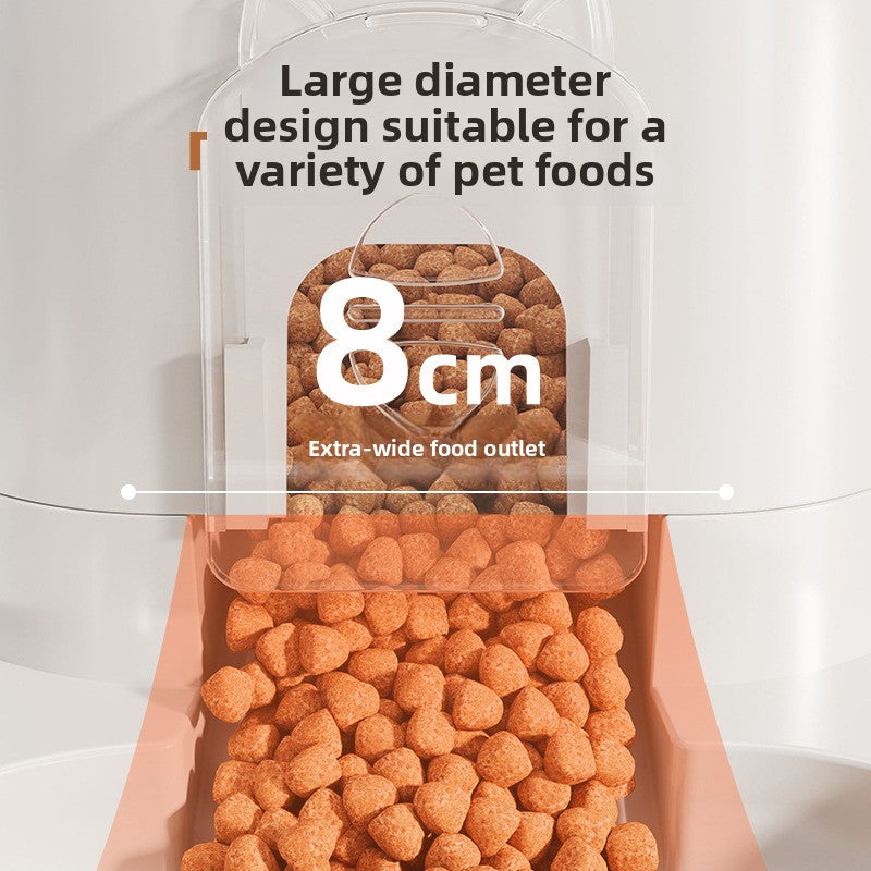 Automatic Cat Feeder and Water Bowl Combo