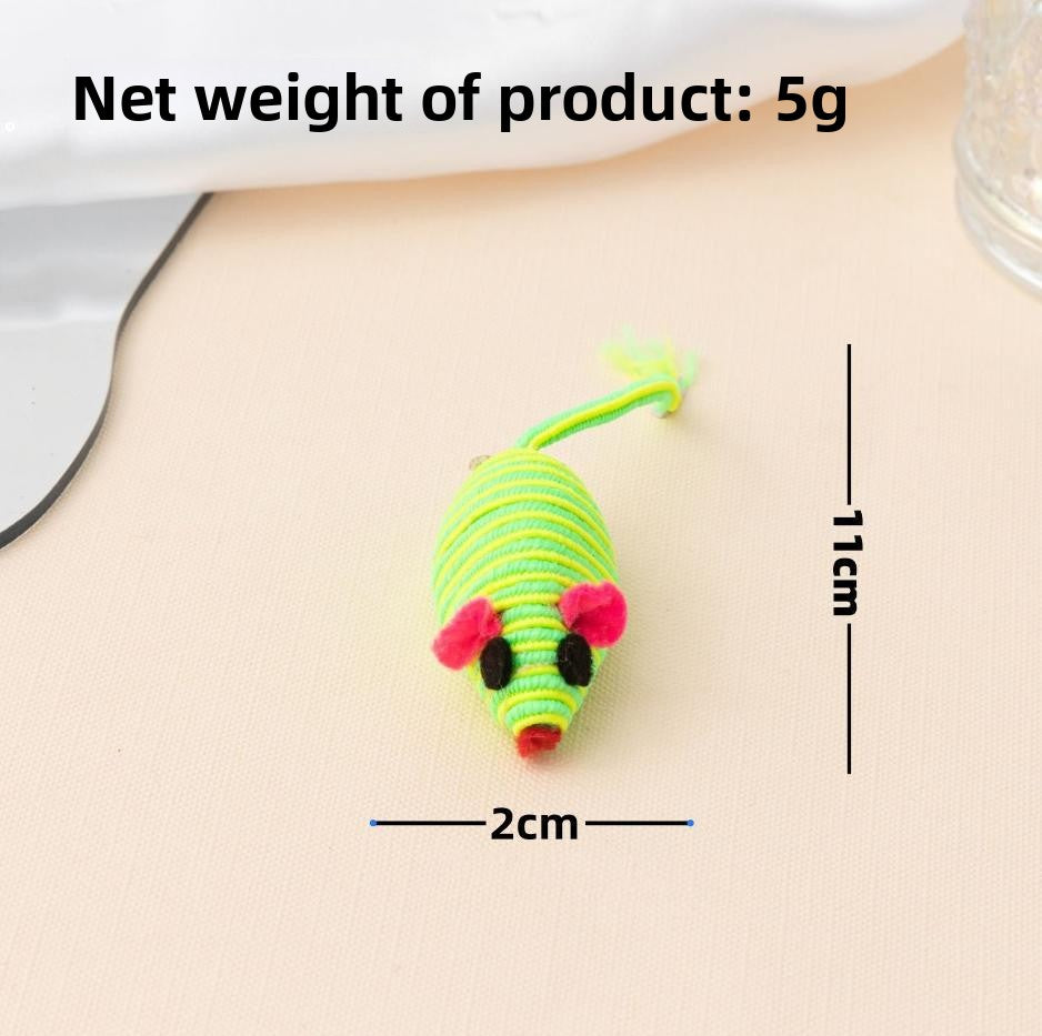 Cat toy: realistic plush mouse