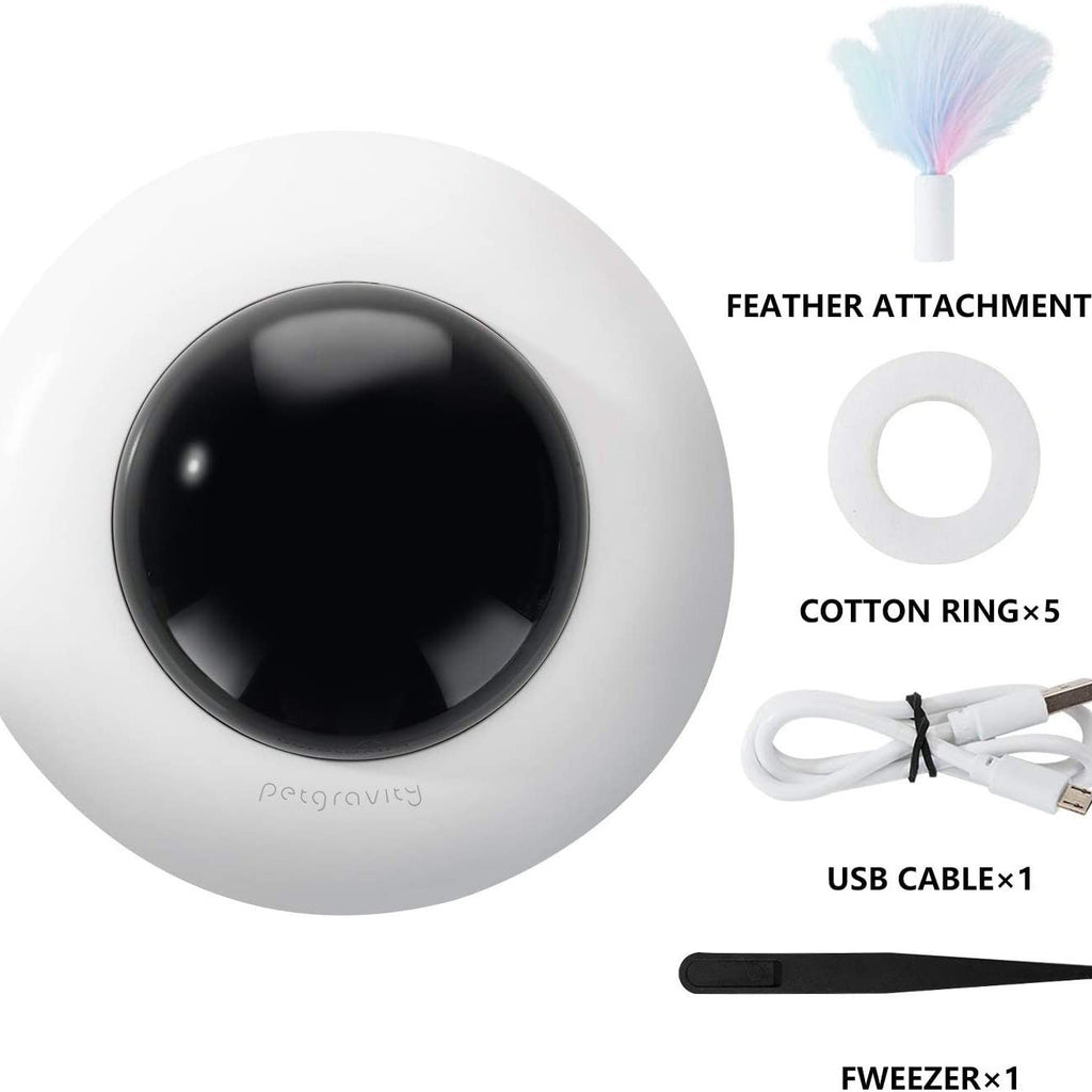 Electric Rotating Cat Teaser with Hair Removal
