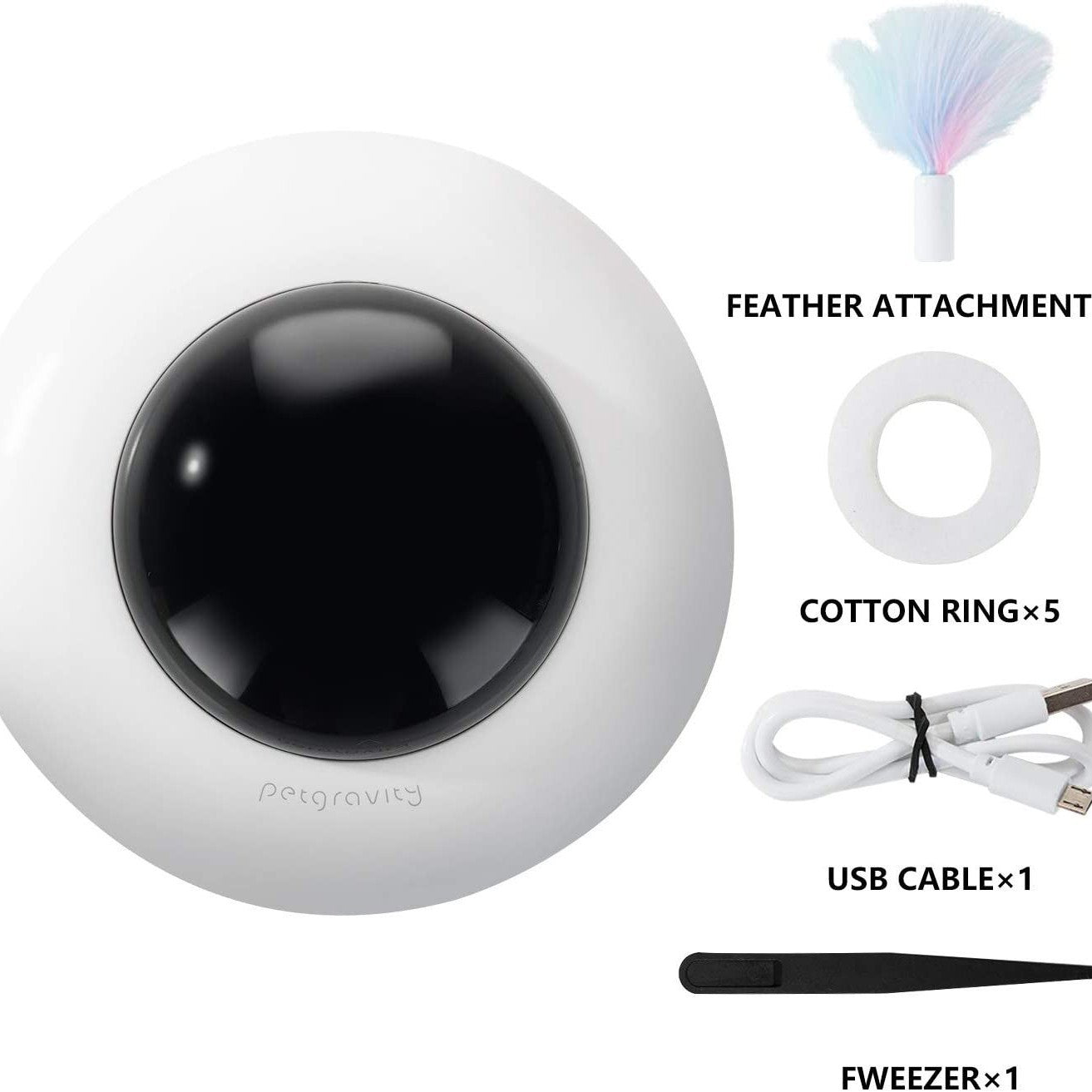 Electric Rotating Cat Teaser with Hair Removal