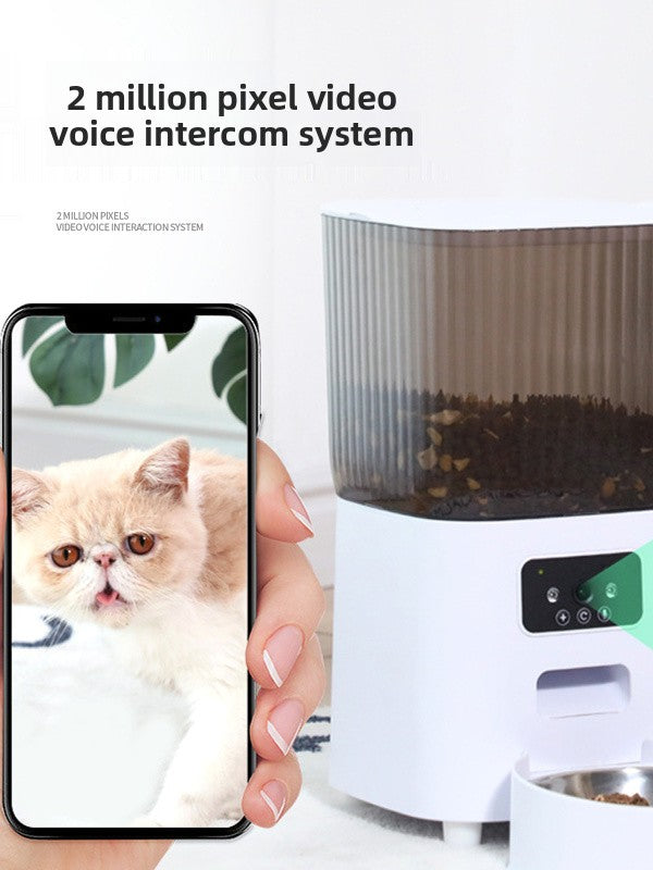 Automatic Cat Feeder with WiFi and Camera