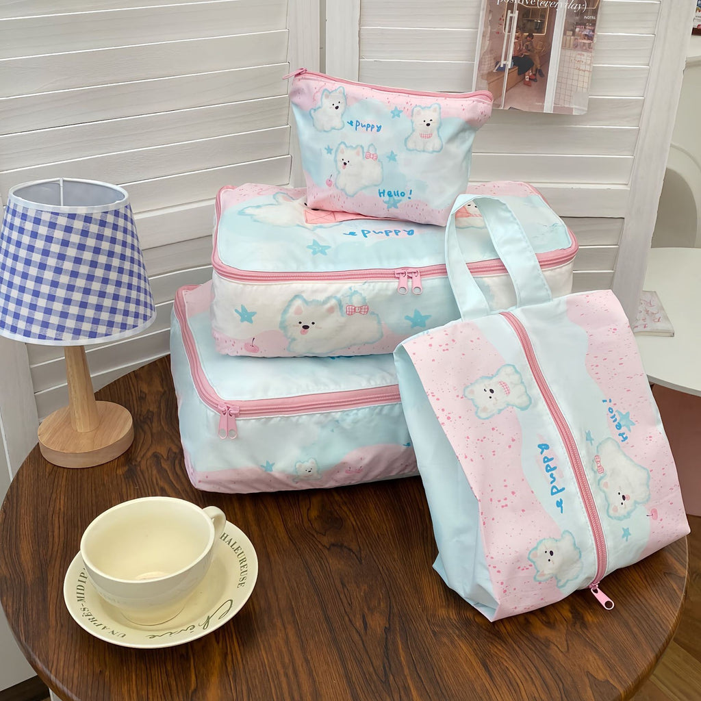Striped Cat Storage Bag