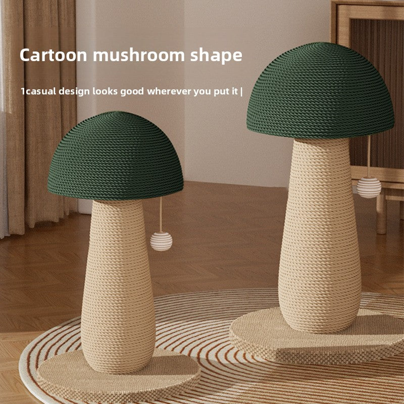 Sisal Cat Scratching Post with Interactive Toys
