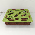 Cat toy food hiding puzzle game track