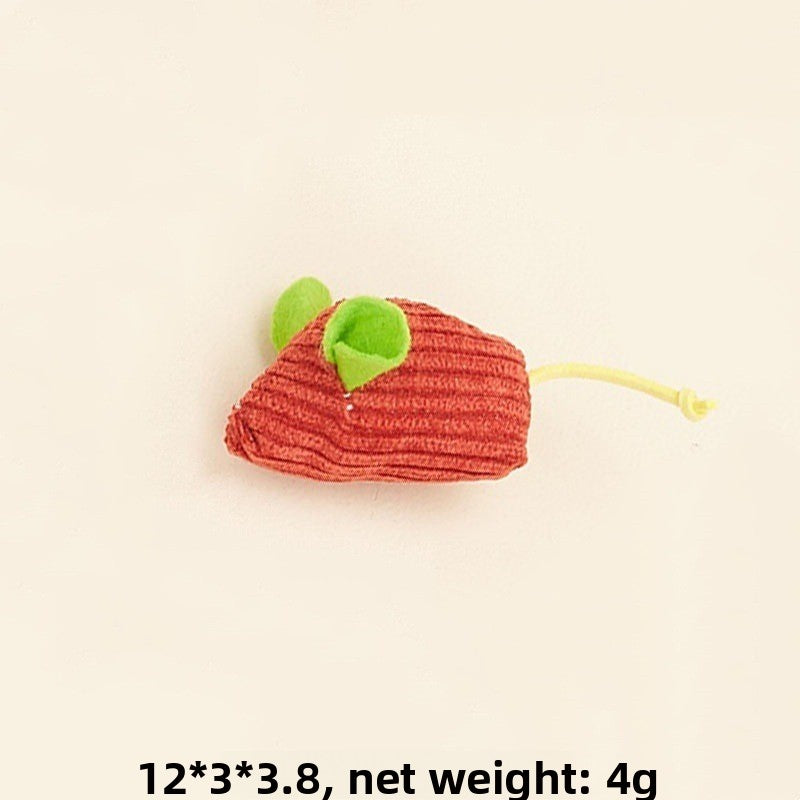 Cat toy: realistic plush mouse