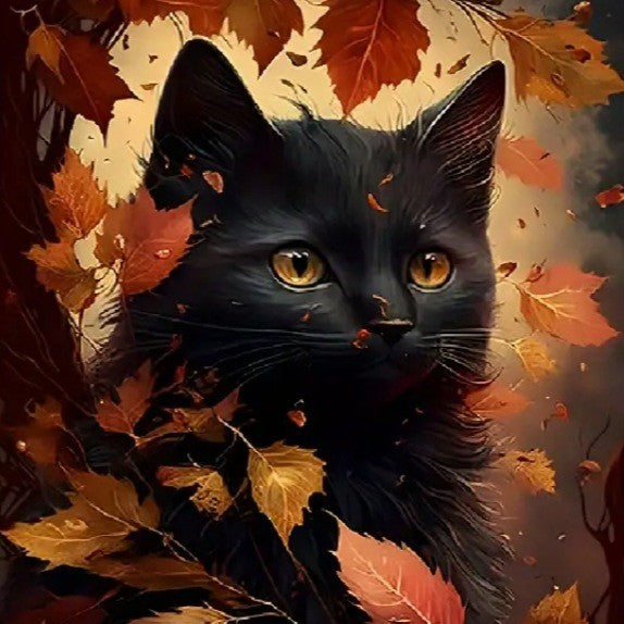 DIY 5D Full Diamond Cat Painting Home Decor