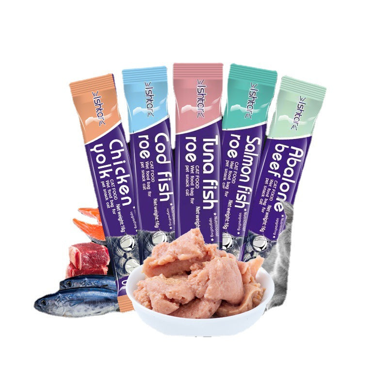 Ishtar Premium Cat Food Strips