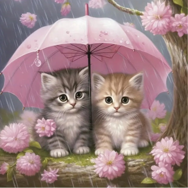 DIY 5D Full Diamond Cat Painting Home Decor