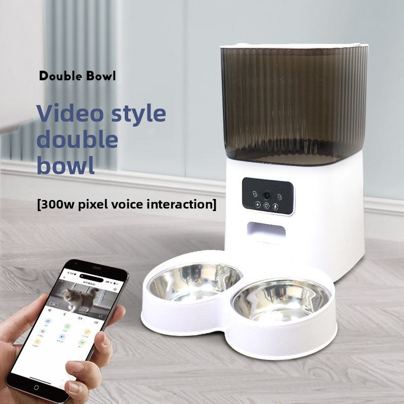 Automatic Cat Feeder with WiFi and Camera